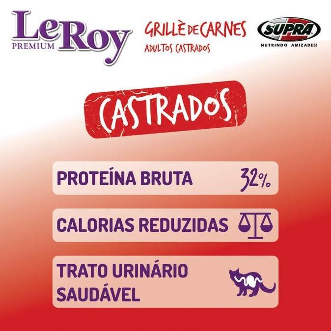 Leroy Grille Decarnes Adult / Cat Food Healthy Urinary Tract -10,1 Kg