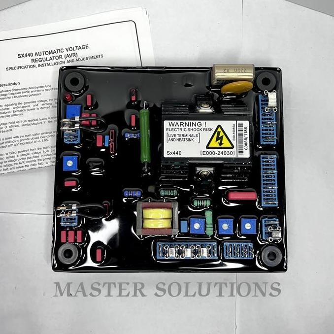 Avr Sx440 / Avr Sx 440 Red Np Logo / Avr Genset Sx440