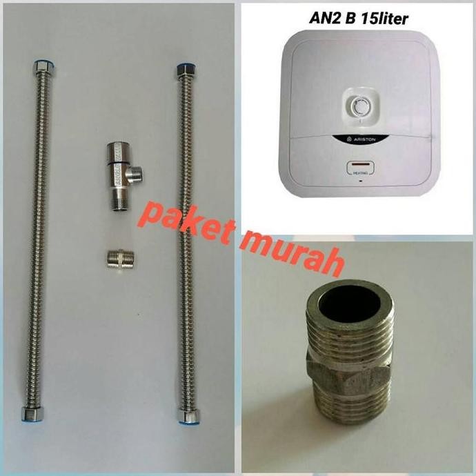 Water Heater Ariston 15L Paket Murah Original