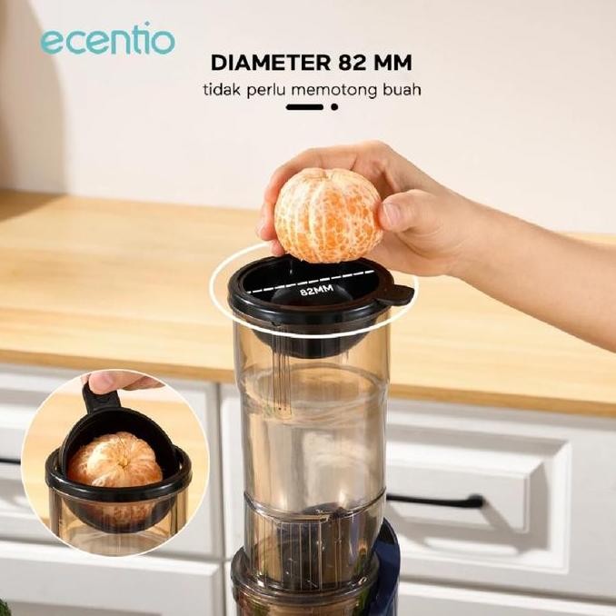 Ecentio Slow Juicer Portable Tanpa Ampas Bear 550ML 150W Blender Fruit Juice Machine ENC