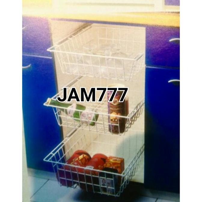 Rak Sayur B60 Modelline (tanpa rel) - Tempat Piring Buah Susu Tisu