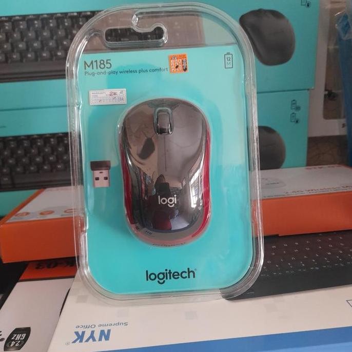 mouse logitech wereles m185 / mouse wireles logitech m185