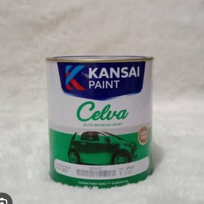 BEBAS ONGKIR - Cat kendaraan celva cat duco kansai paint cat mobil 1kg 1 kg taxi yellow 162-161 catt