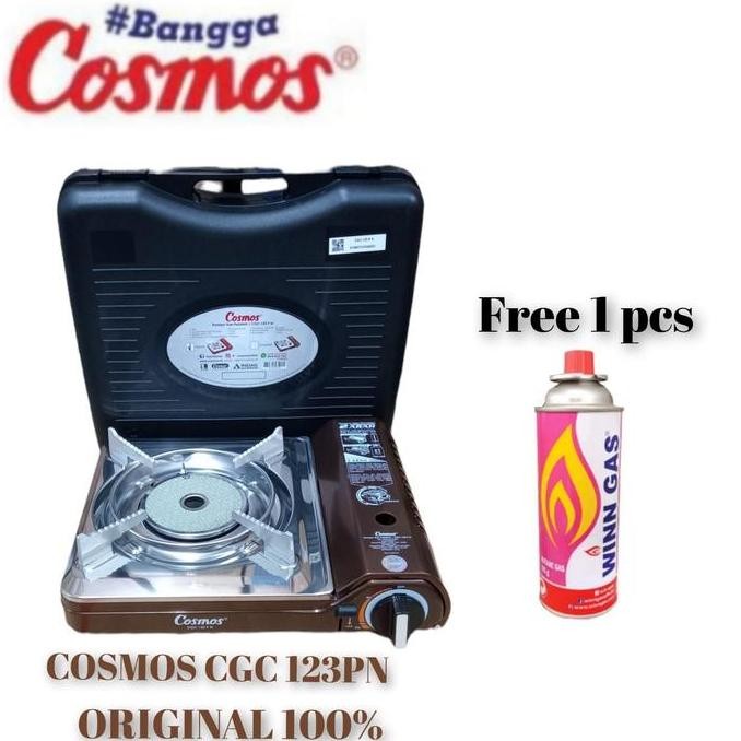 PAKET Kompor Portable Cosmos CGS 123P Plus Tabung gas Butane Winn gas