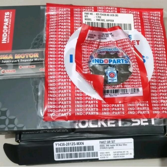 TERMURAH - GEAR SET JUPITER MX NEW INDOPART GIR SET JUPITER MX NEW INDOPARTS