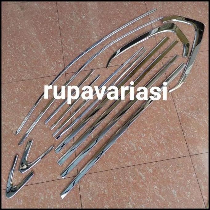 Ready Lis Kaca Samping Pintu Full Keliling All New Avanza - Xenia - Veloz Tahun 2012 2013 2014 2015 