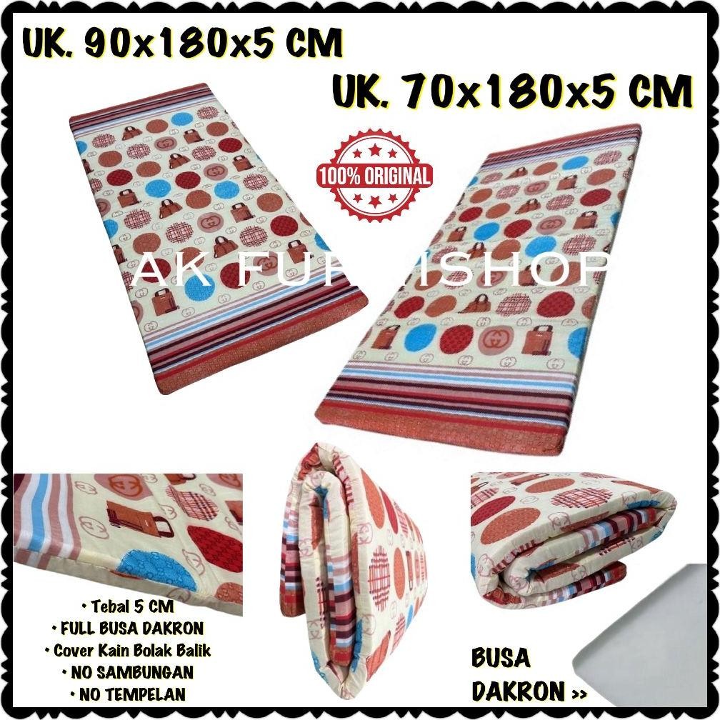 Kasur Lipat Busa Dakron Murah Tebal 5 CM - Kasur Lantai