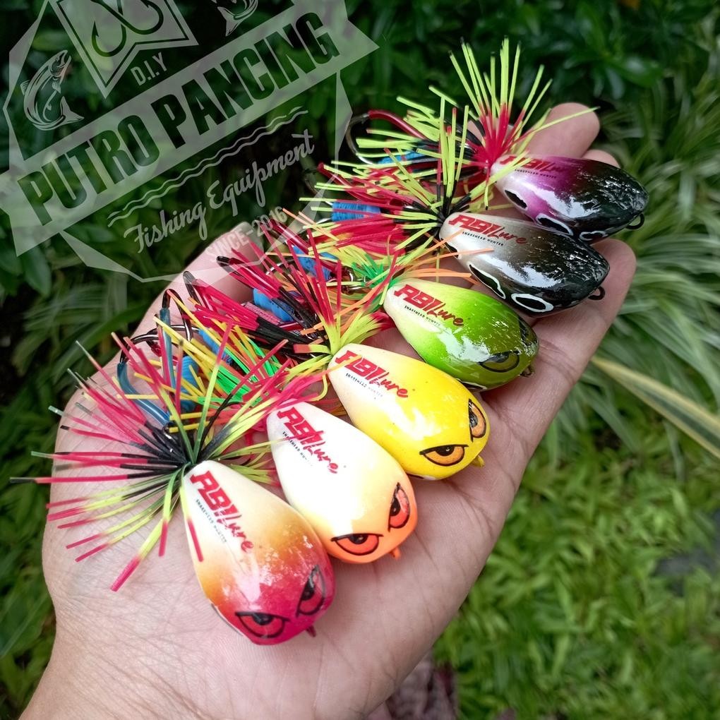 New Lure Jump Frog Oval Abi Lure Hard Frog Hardfrog Termurah