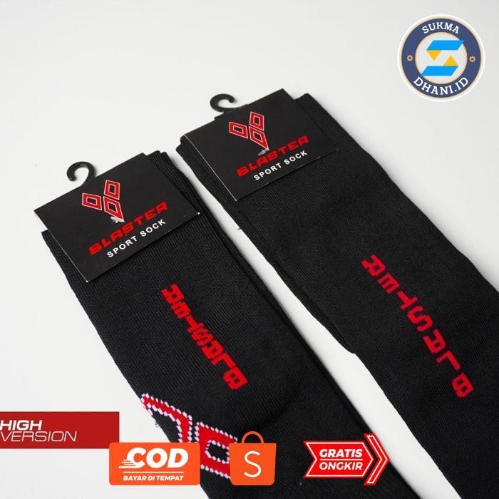GC27 Do86 BLASTER - Kaos Kaki Sport Sepak Bola Futsal Olahraga Panjang Hitam Sale Berkualitas