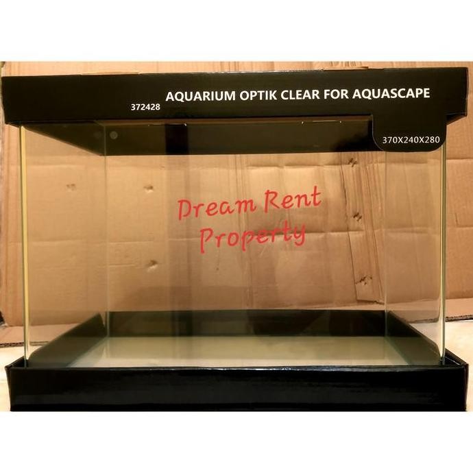 Aquarium Optic Clear Akuarium Kaca Bending Lengkung RECENT 24 liter