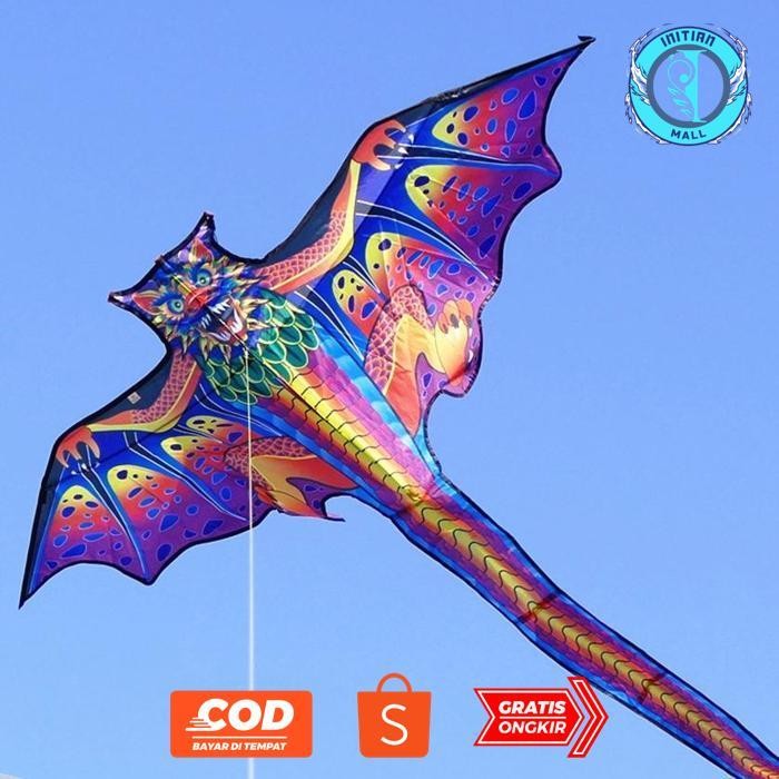 GB29 jg-56 260cm Layang Layang Naga Besar 3D Layang-Layang Naga Jumbo Kartun Untuk Olahraga Anak Dan