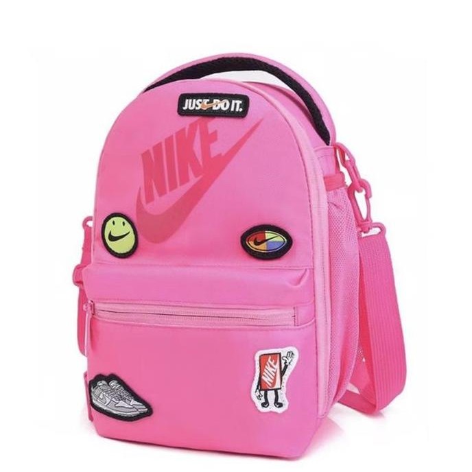 Tas Selempang Pria Tas Nike Shoulder Bag / Tas Slingbag Nike Lunch Patch Original Black Red Blue Gre