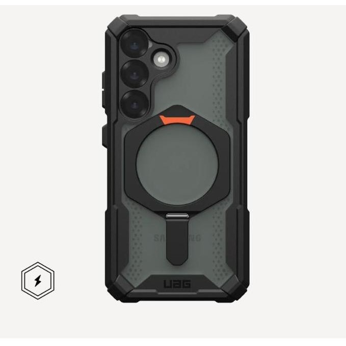 Uag Plasma Xte Magnetic Charging Transparent Protective Cover  Kick Stand Untuk Samsung Galaxy S25Ul
