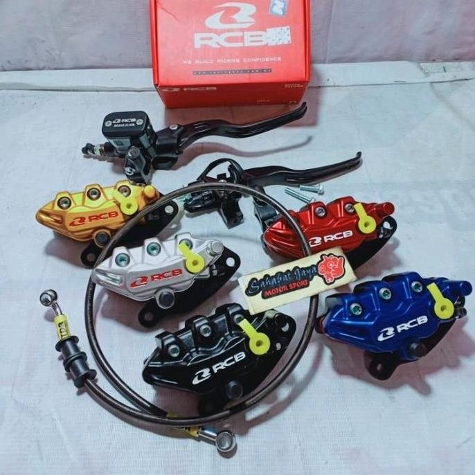 Paket Rem Rcb Master Rem Kanan Rcb Kotak E-3 12,7Mm Kaliper Depan Rcb S-Series Handle Kiri Rcb E-2 S