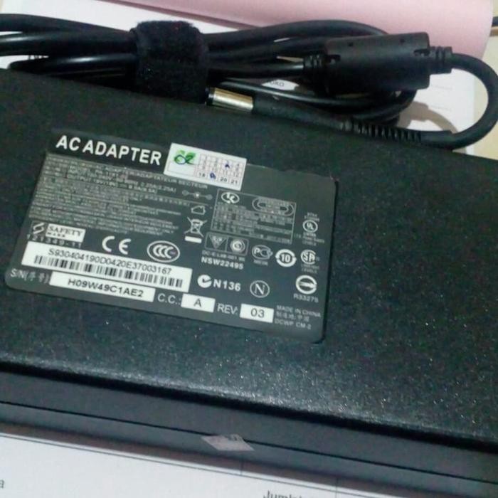 adaptor charger acer z5771 pc all in one 180watt