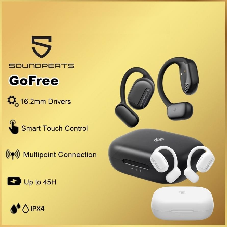 READY INSTANT SoundPEATS GoFree Go Free TWS True Wireless Open Ear Comfort Sport