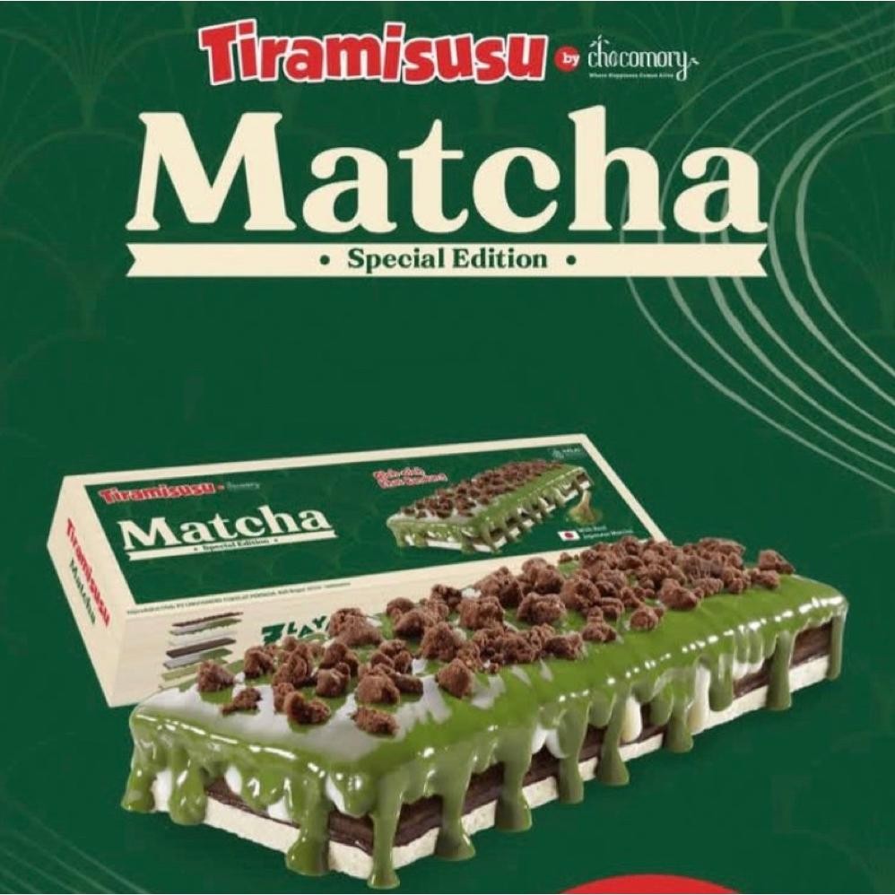 READY INSTANT READY STOCK TIRAMISUSU BY CHOCOMORY MATCHA