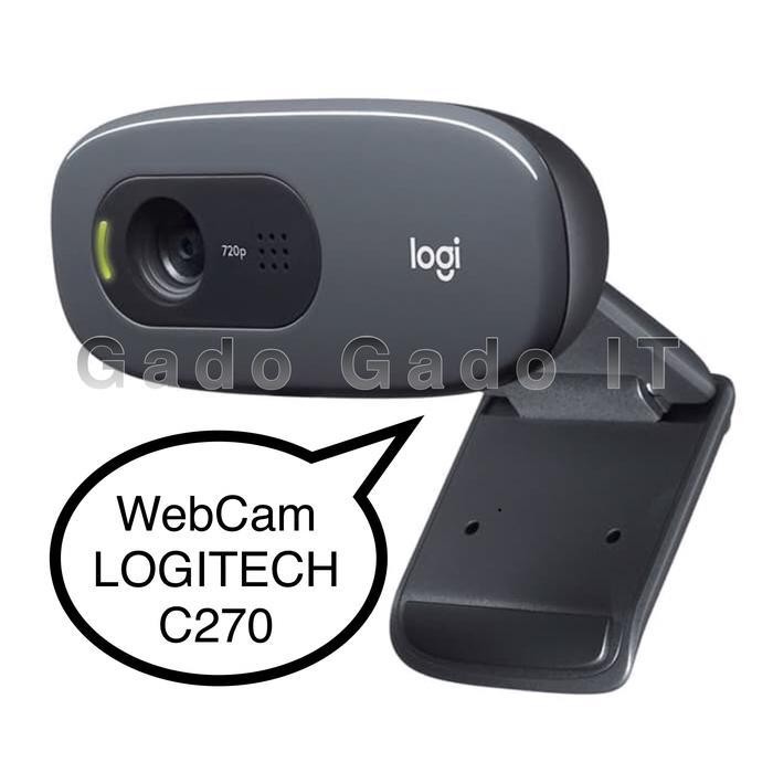 WebCam LOGITECH C270 HD 720P Web Camera PC For Streaming,Laptop,PC
