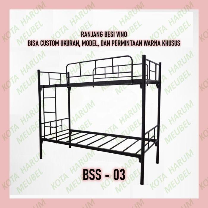 Ranjang Bed Besi Susun Tingkat 2 Orang Vino Avenue 03 Bandung No 4 Terbaru Best Quality 100% Origina