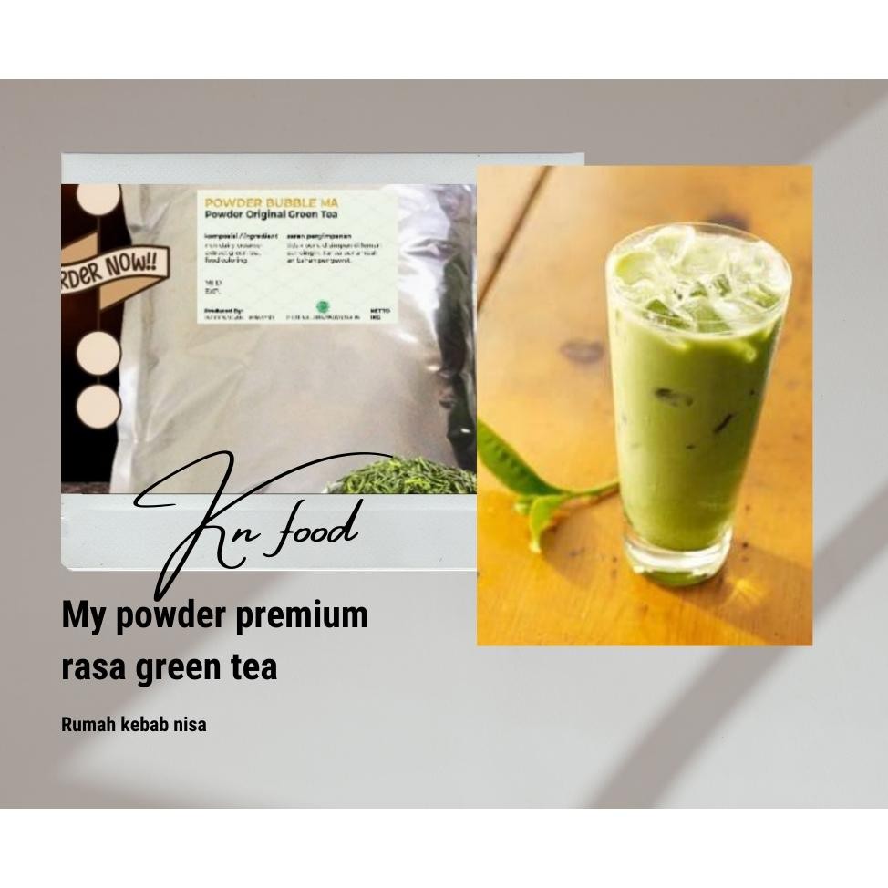 READY INSTANT Green Tea Powder Premium 1 Kg Unt Kue dan Minuman - Bubuk Matcha Green Tea Premium