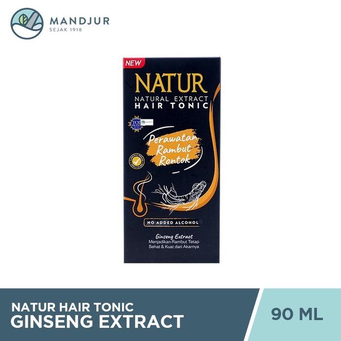 Natur Hair Tonic Ginseng Extract 90 ML - Vitamin Rambut Rontok