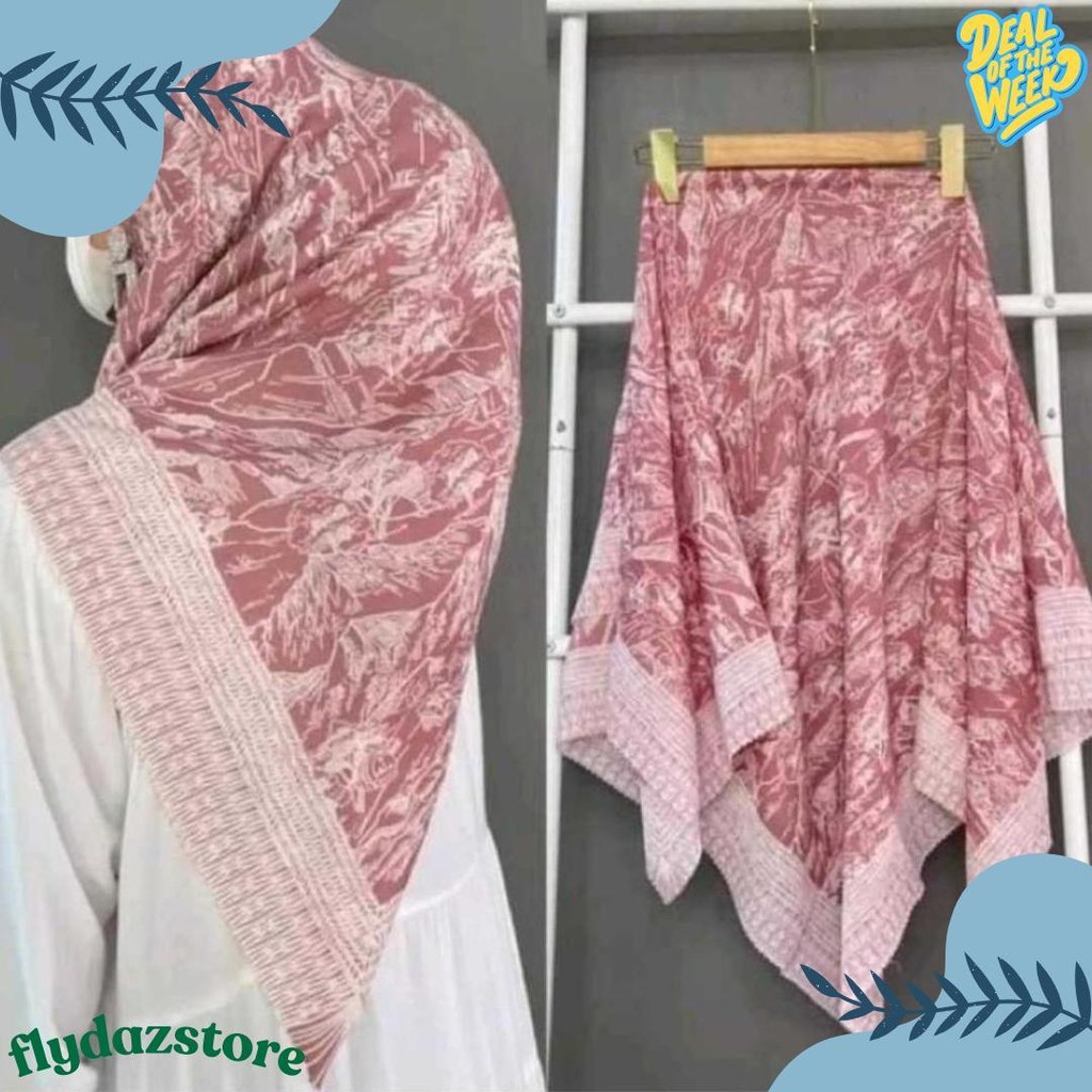 Diskon Kemerdekaan Hijab Leopard Voal Motif Segi Empat Adem Sr