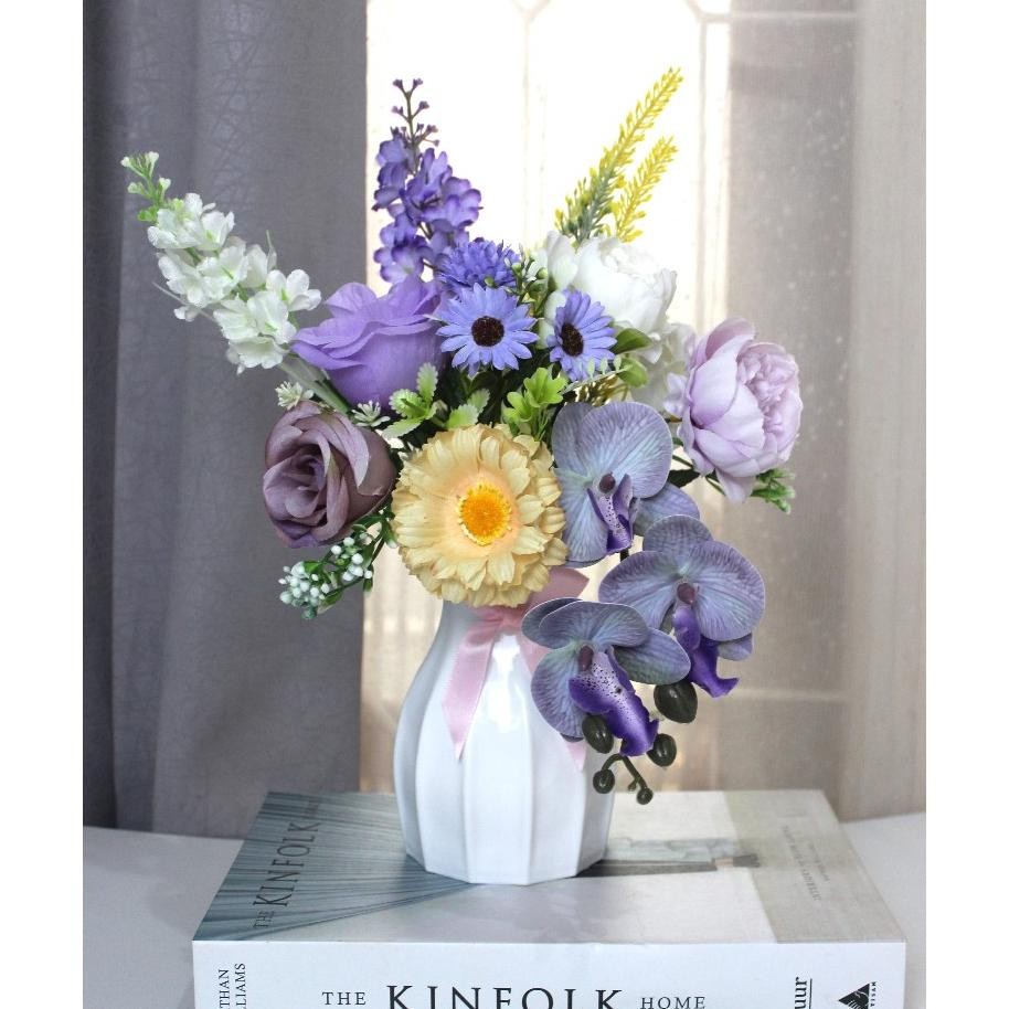 Nasi Bunga Candyta Set Vas Dan Bunga Vas Bunga Meja Tamu Bunga Ruang Tamu Vas Bunga Aestetic