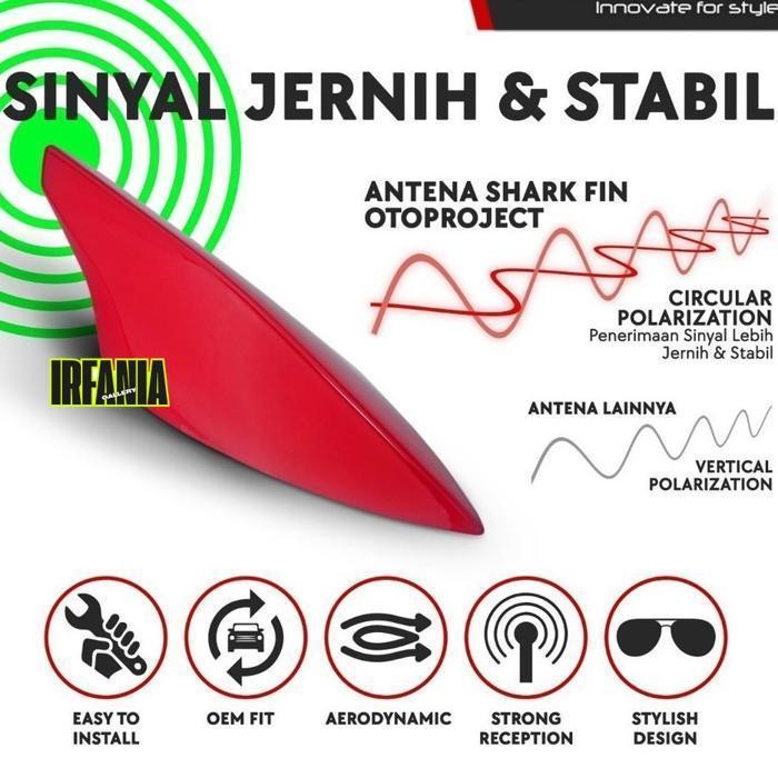 Me41 dgh-43 yui-7 Otoproject - Shark Fin Antenna Mark Iv | Antena Sirip Hiu Premium Terlaris Murah