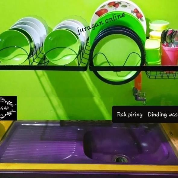 Rak Dapur Rak Piring Dan Rak Mangkuk Westafeal Dinding Tempel Tembok