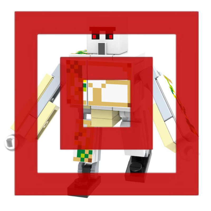 Minecraft Iron Golem Mobs Action Figure Mini Action Figure Mini 21123