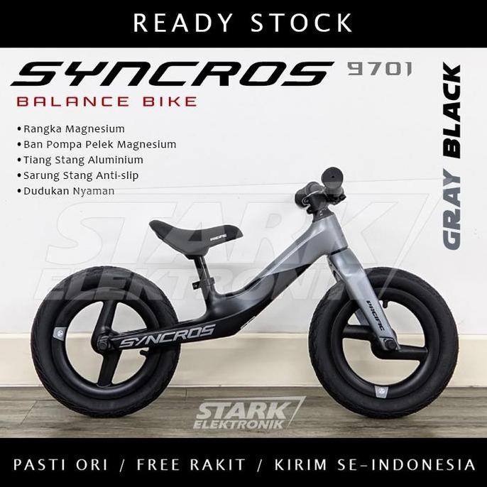 Balance Bike PACIFIC SYNCROS PC 9701 Push Bike Sepeda Anak Pacific