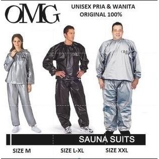 Jaket Celana Olah Raga Baju Sauna Suit Omg Pria Wanita Best Quality New Best Quality 100% Original