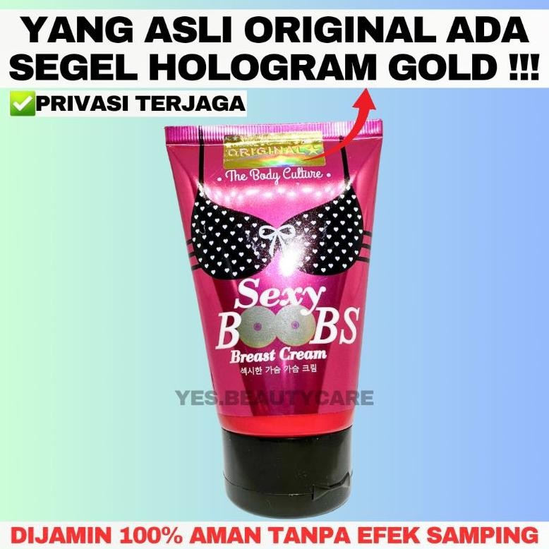 Sexy Boobs Original Bpom Pembesar Payudara Kencang Berisi Bulat Pengencang Breast Cream Padat Asli A