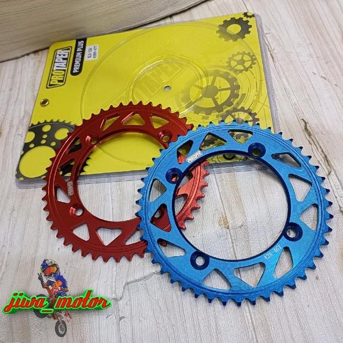 Gear Belakang Klx Dtracker 150 428 Protaper Warna Biru Merah Ukuran 46 47 48 50