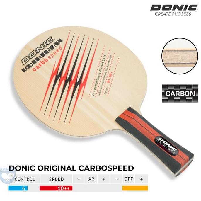 DONIC Original Carbospeed Carbon Blade Bet Tenis Meja
