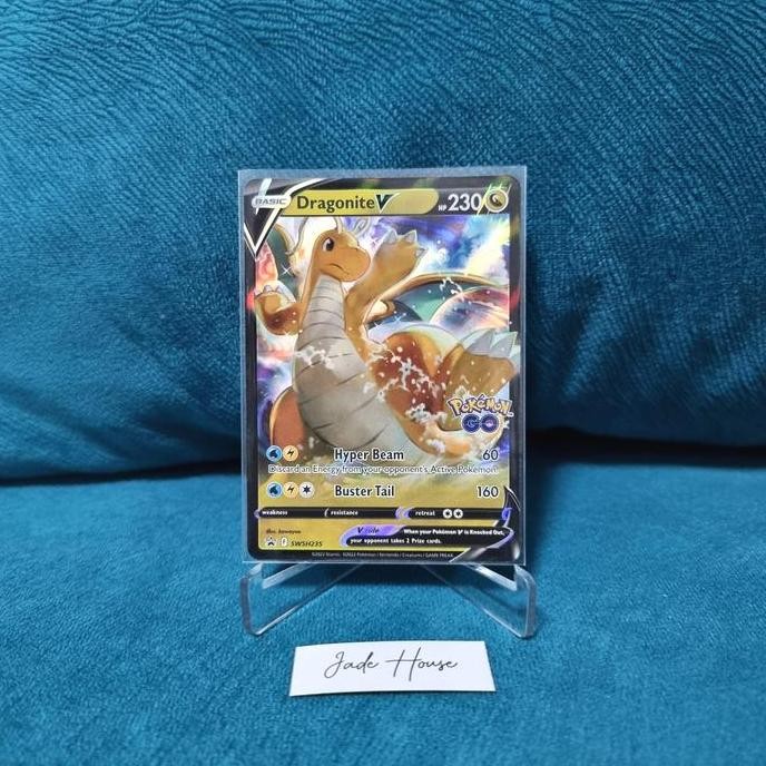 New  Dragonite V SWSH235 (Pokemon GO) - Kartu Pokemon TCG English