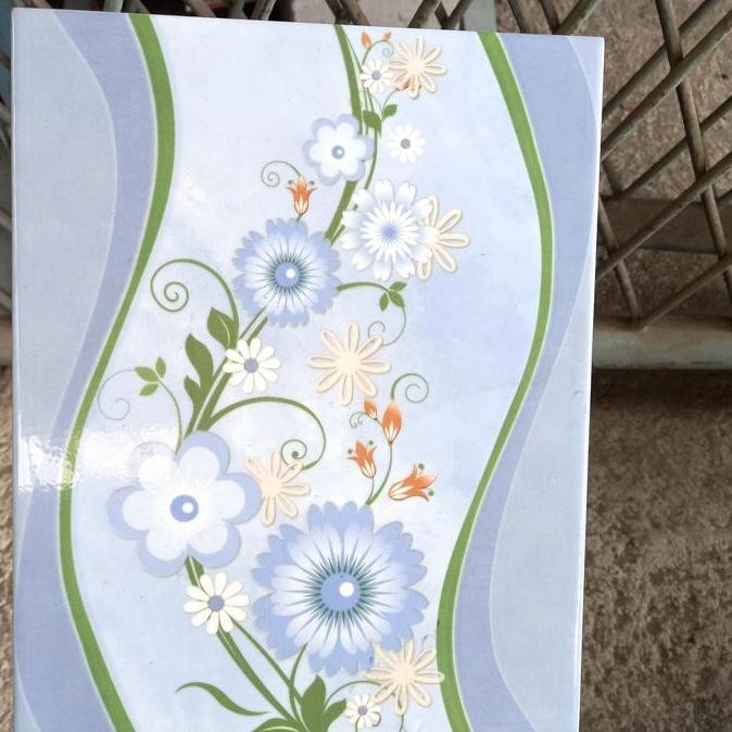 KERAMIK DINDING 20X25 BIRU-DINDING KAMAR MANDI-DINDING TAMAN