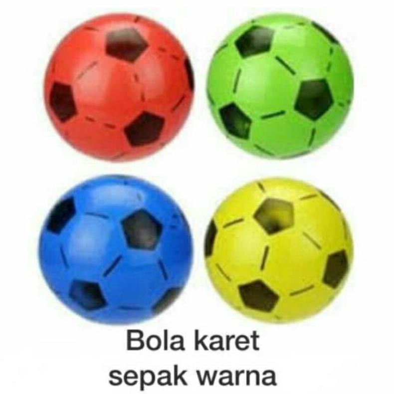 Cod Bola Duri 30Cm / Bola Karet Soccer / Bola Kaki / Bola Sepak / Rubber / Sepak Bola Anak