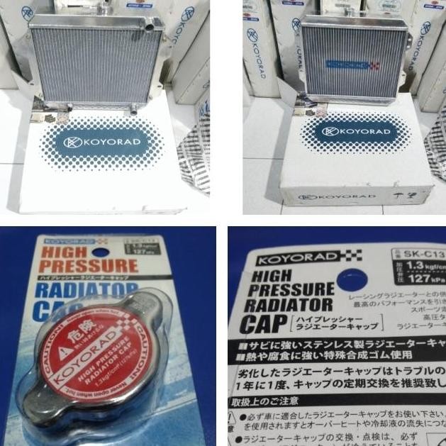 Radiator Jimny Jimni Old Full Alumunium+Tutup Radiator Koyorad Asli Japan AS