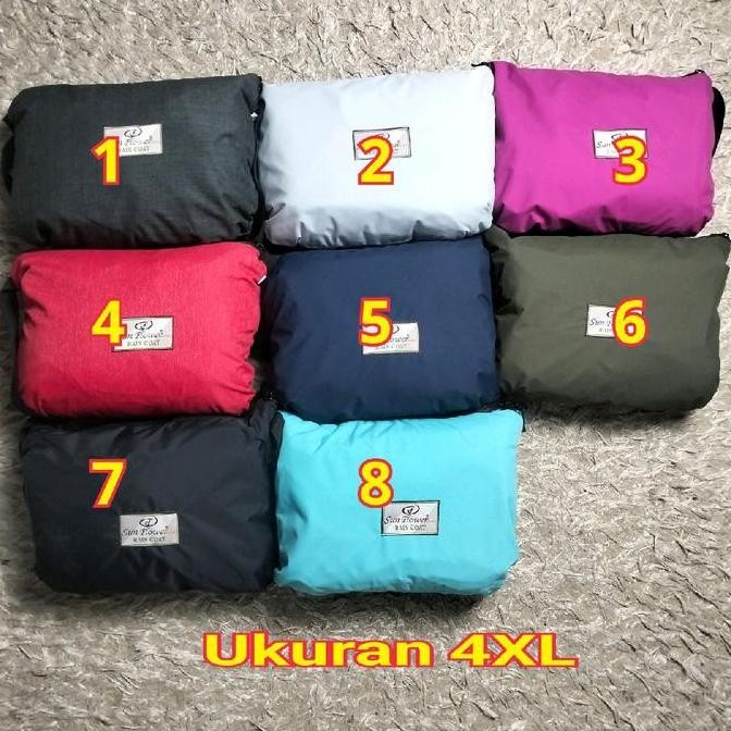 Jas Hujan Sunflower Ukuran Xxxxl / Jumbo