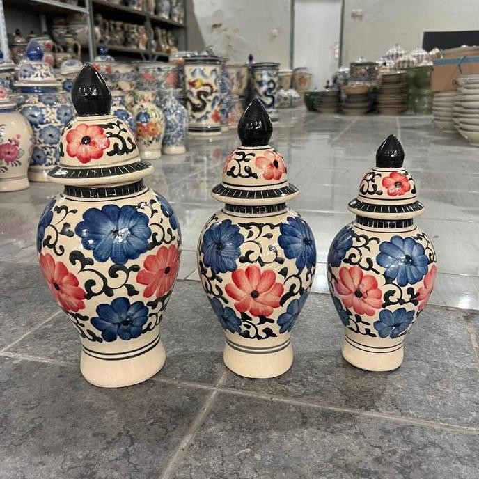 Guci Set Kecil / Keramik Home Decor / Guci Kualitas Terbaik Harga Termurah