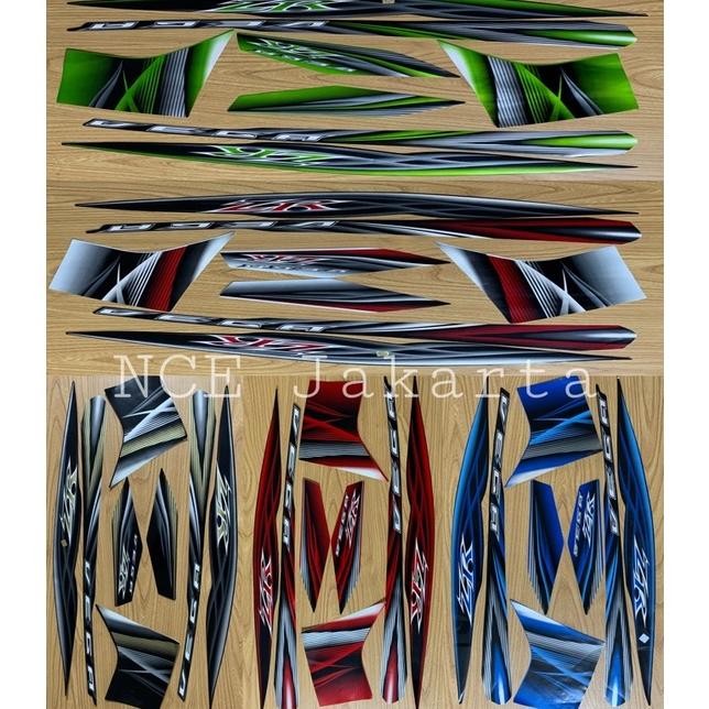 Stiker Striping Vega ZR 2012 Lentur Mengkilap
