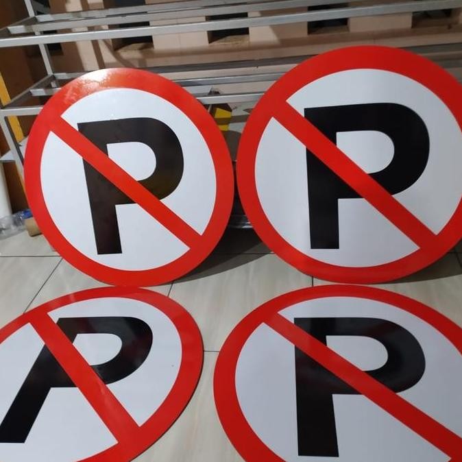 Daun Rambu Lalu Lintas Ukuran 60 cm. 2 Muka / 2 Sisi