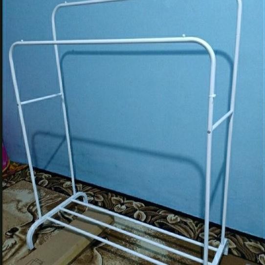 double big stand hanger / gantungan display double big