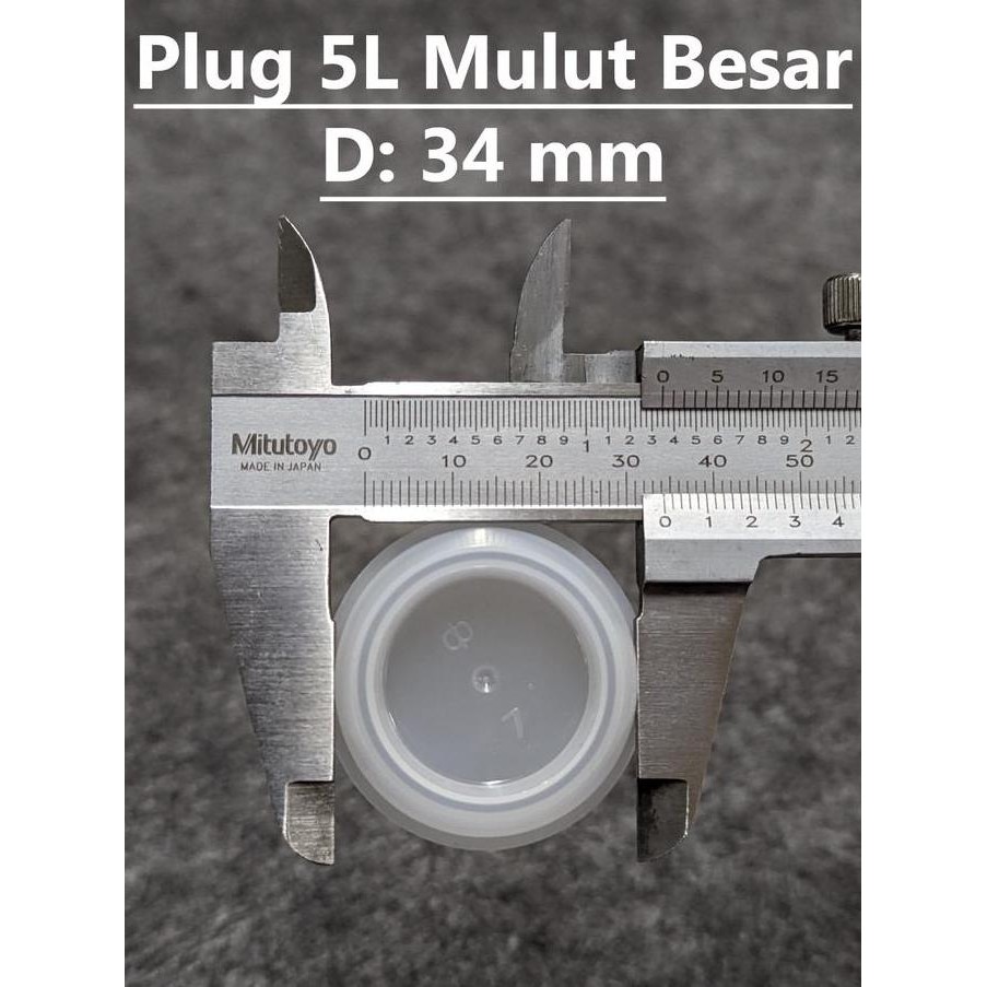 Tutup Dalam / Plug Saja Untuk Jerigen 5 L Liter Mulut Lebar