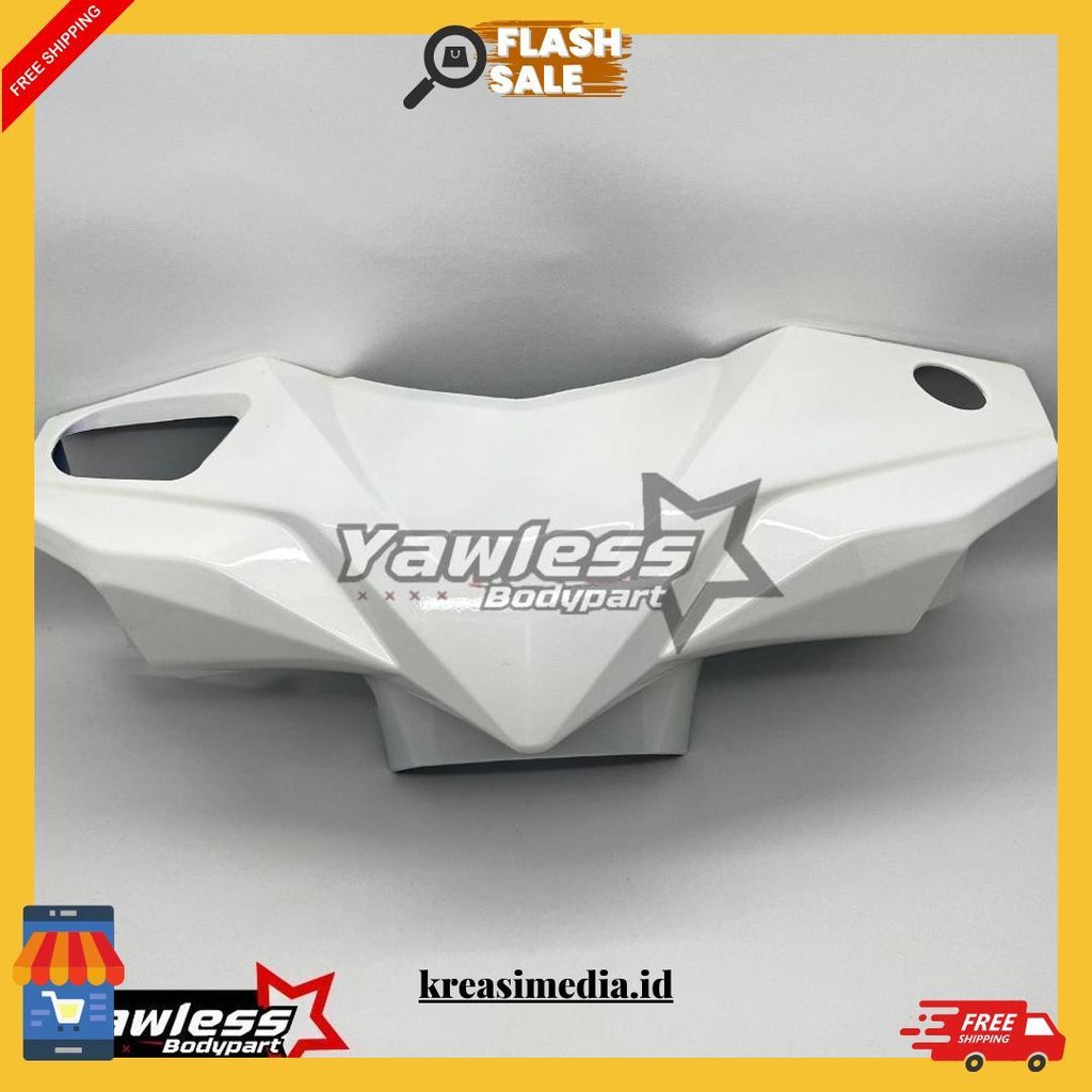 Batok Depan Beat Fi 2013-2014 Stater Kasar Warna Putih / Batok Beat Fi 2014 Bisa Cod