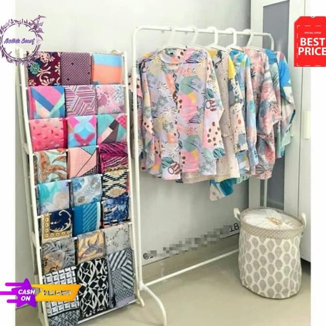 Rak Kerudung Serbaguna Rak HIjab Rak Mukena Gantungan Mukena Rak Sejadah