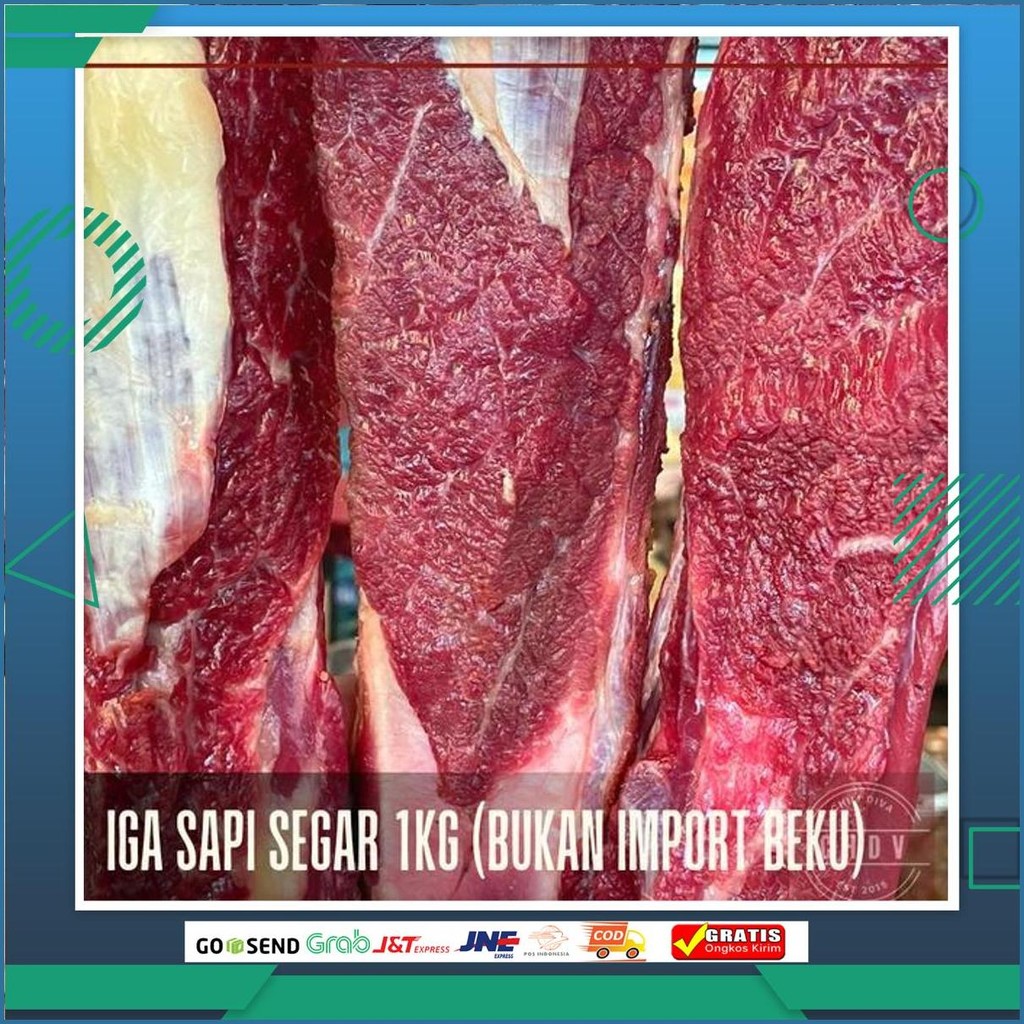 Iga Sapi Lokal Segar 1Kg Gosend