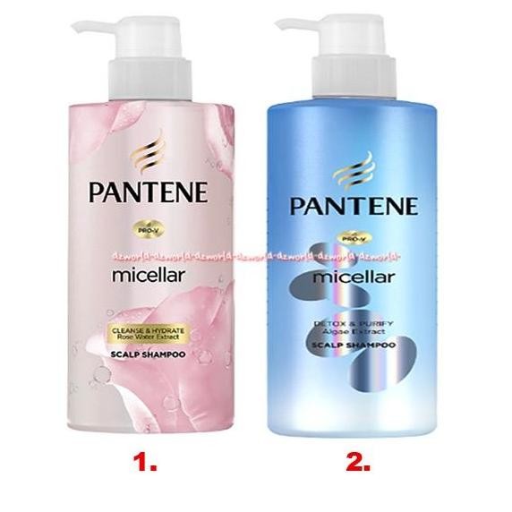 Pantene Micellar 300ml Scalp Shampoo Cleanse Hydrate Detox Purify Rose