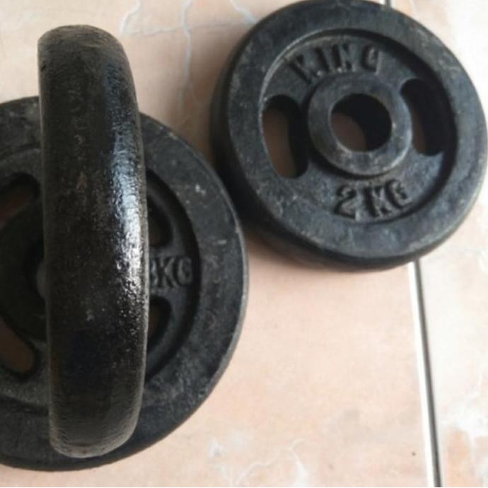 barbel plate atau plate barbel 2 kg